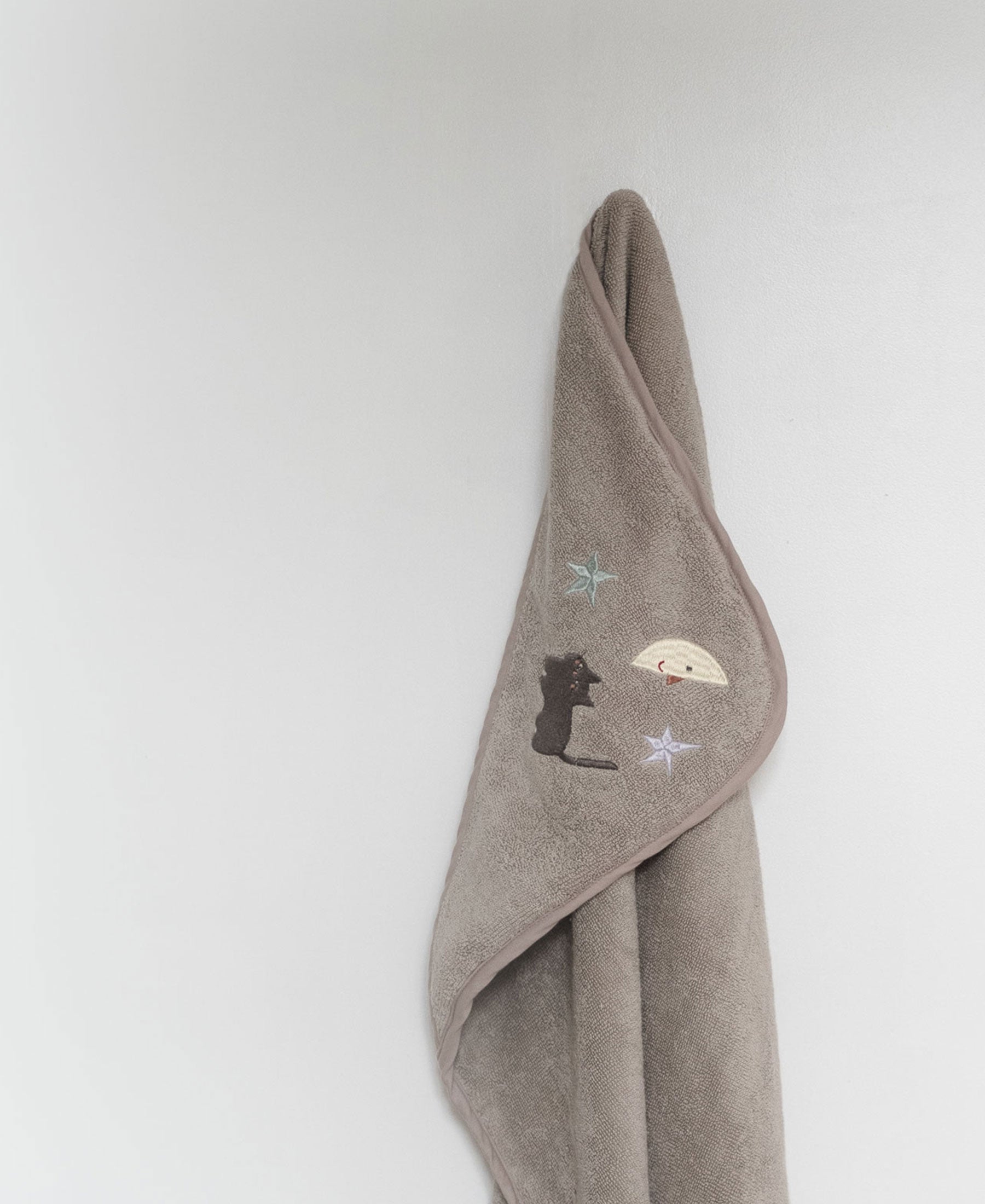 Petal babyhåndklæde, Moon Cat