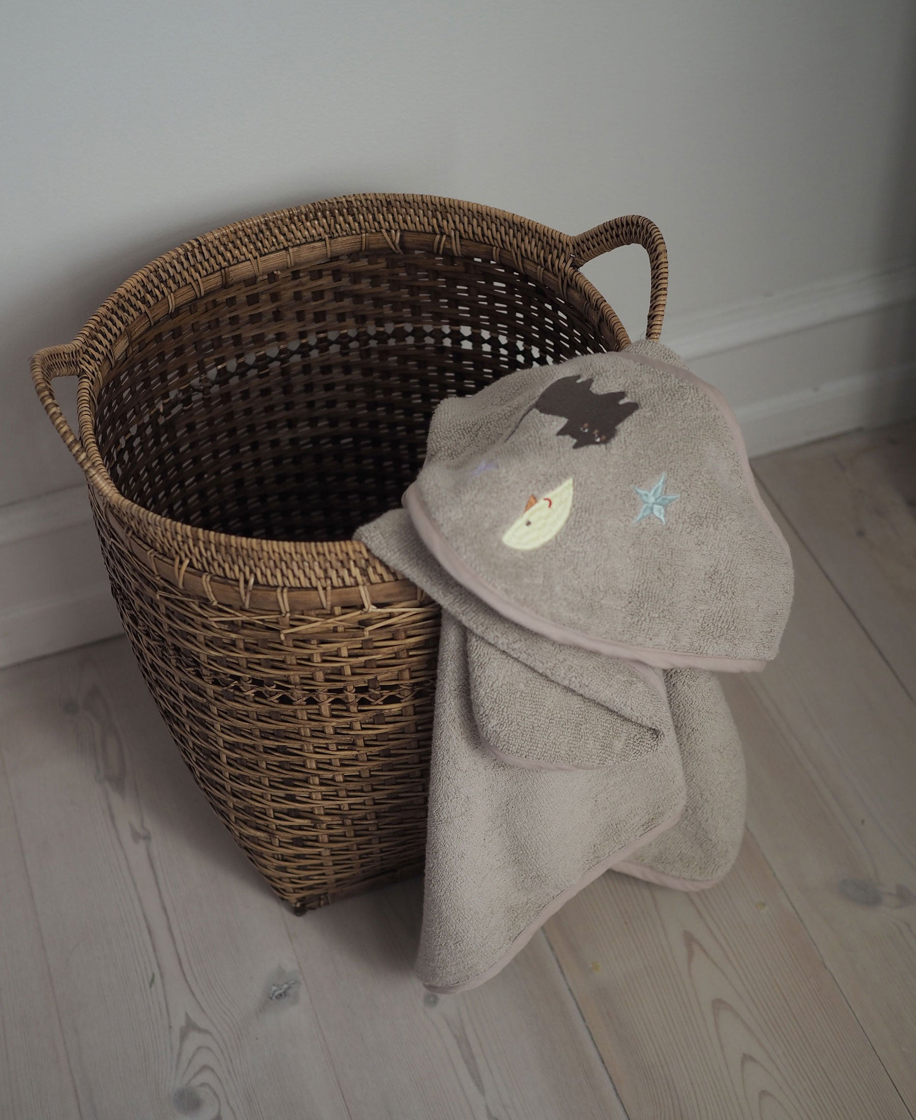 Petal babyhåndklæde, Moon Cat