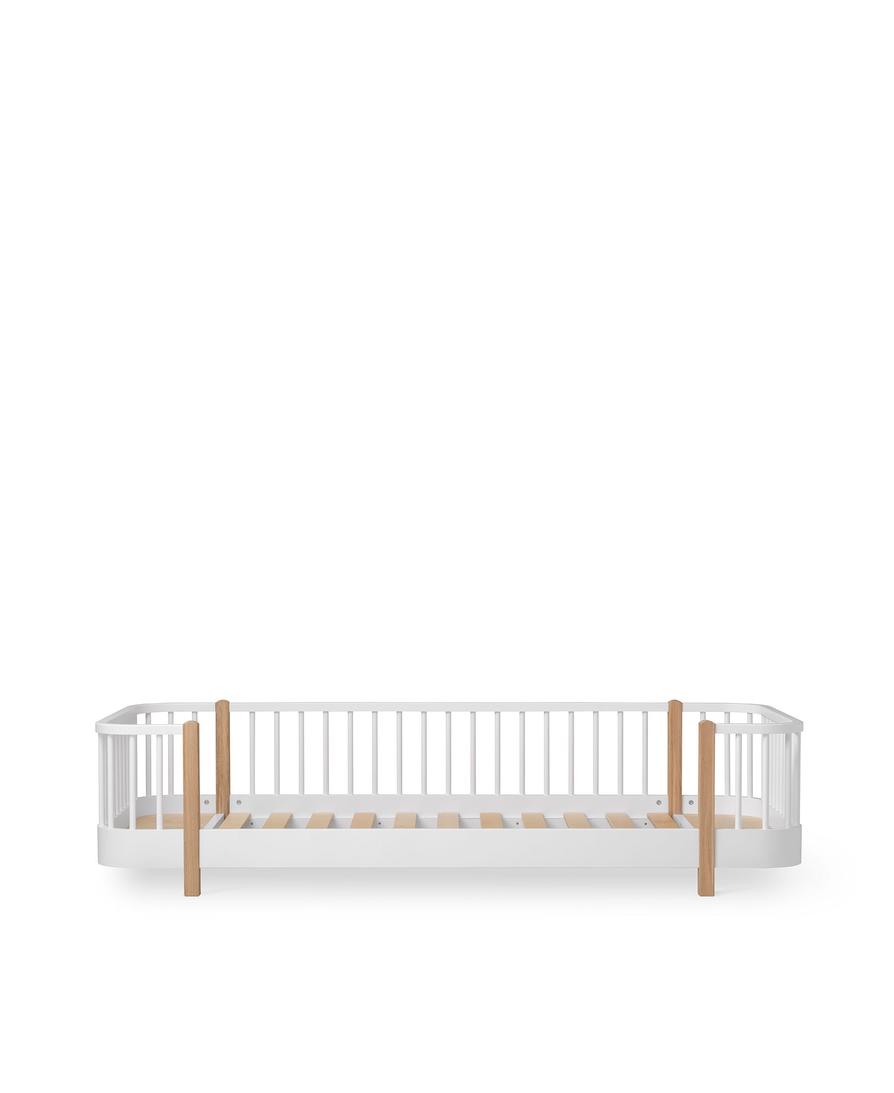 Wood Original gulvseng, hvid/eg