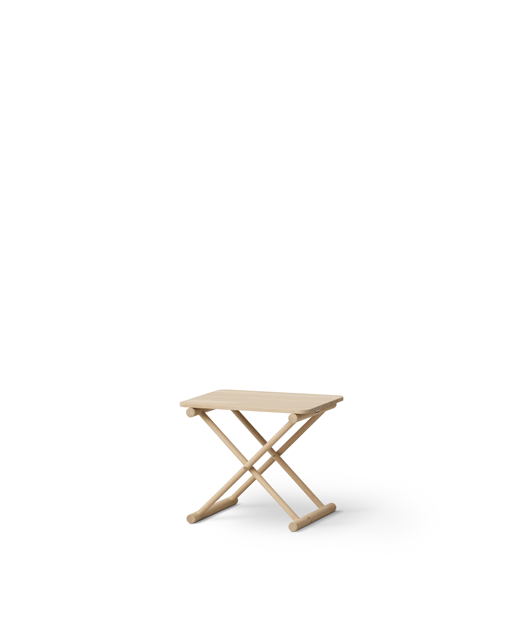 Camp sengebord, lavt, eg