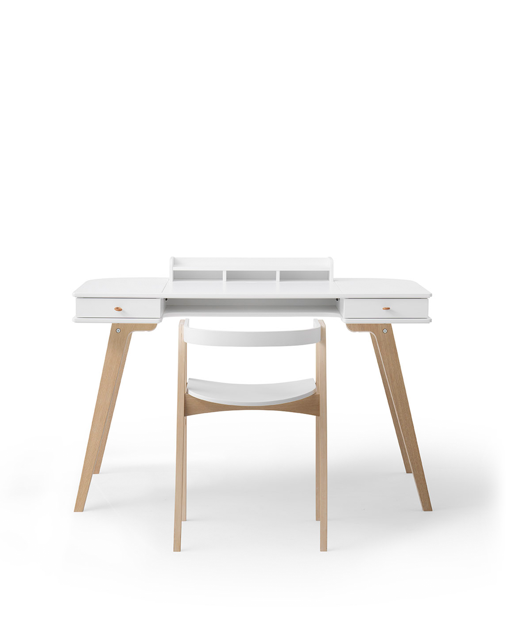 Wood skrivebord 72,6 cm & armstol