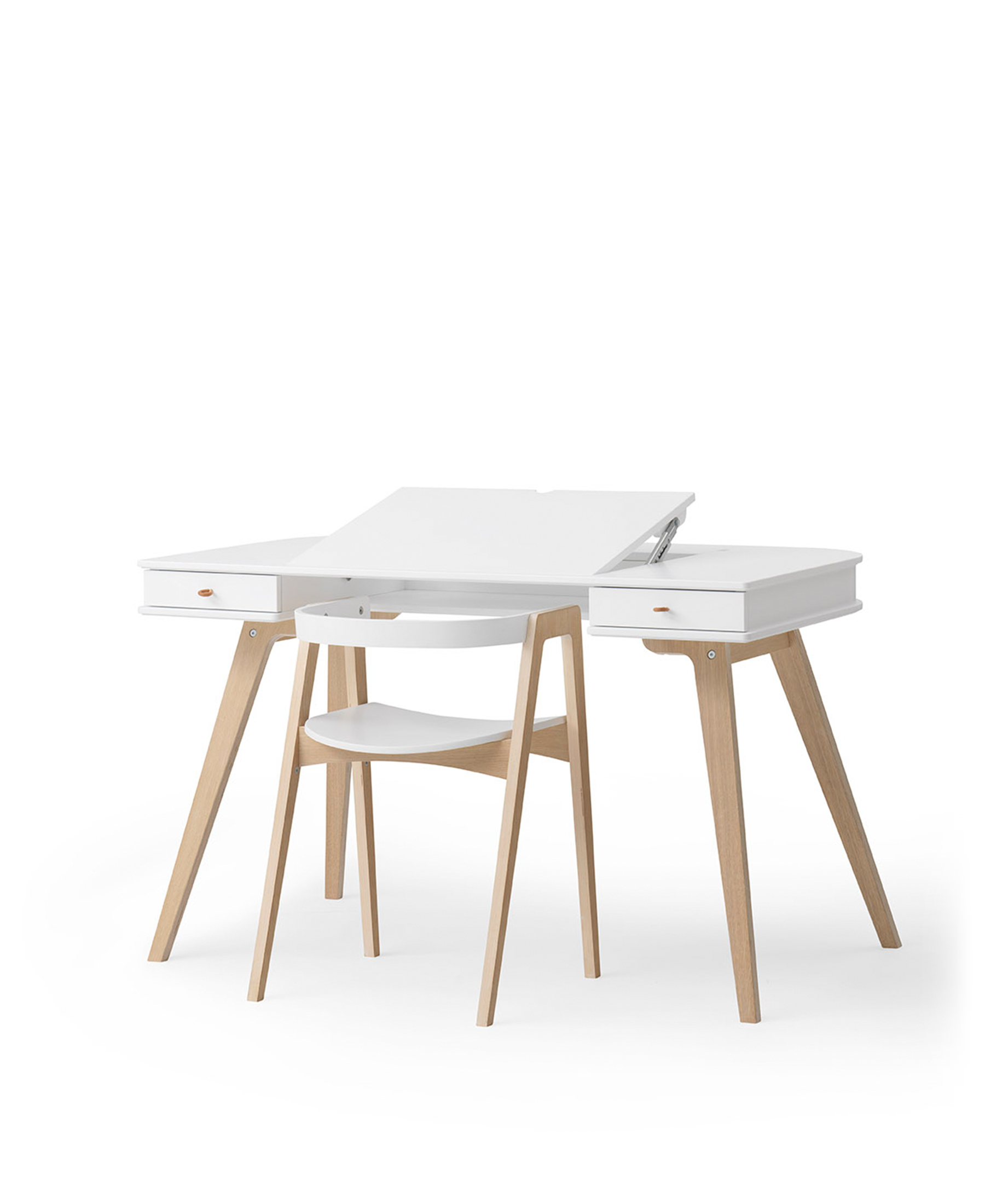 Wood skrivebord 72,6 cm & armstol
